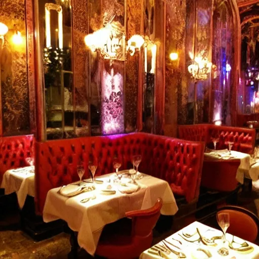 Image similar to beautiful supper in café Paris