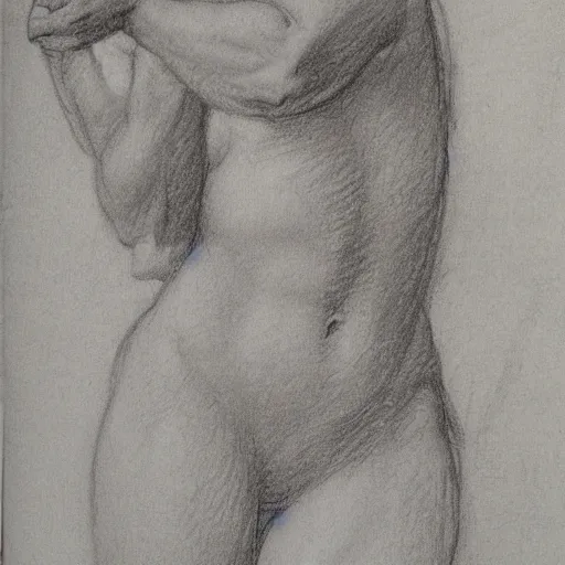 Image similar to of a beautiful girl sketched in pencil by michelangelo lots of little sketches a study of the female form ultra detail maximillist