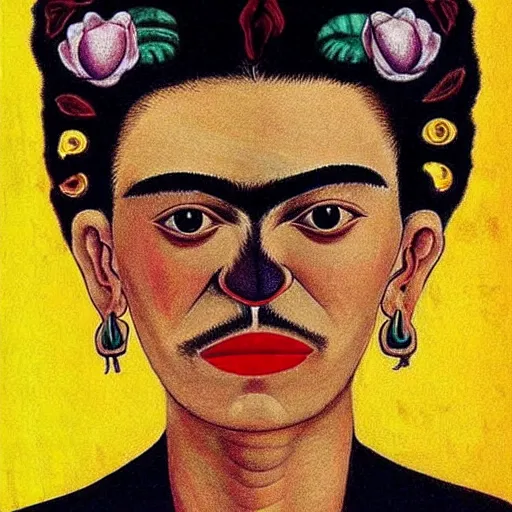 Image similar to !!!pareidolia!!! by Frida Kahlo