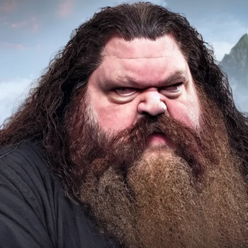 Image similar to hagrid in elden ring