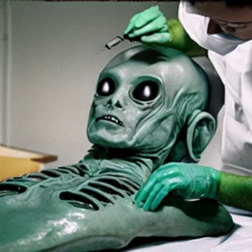 Image similar to alien autopsy