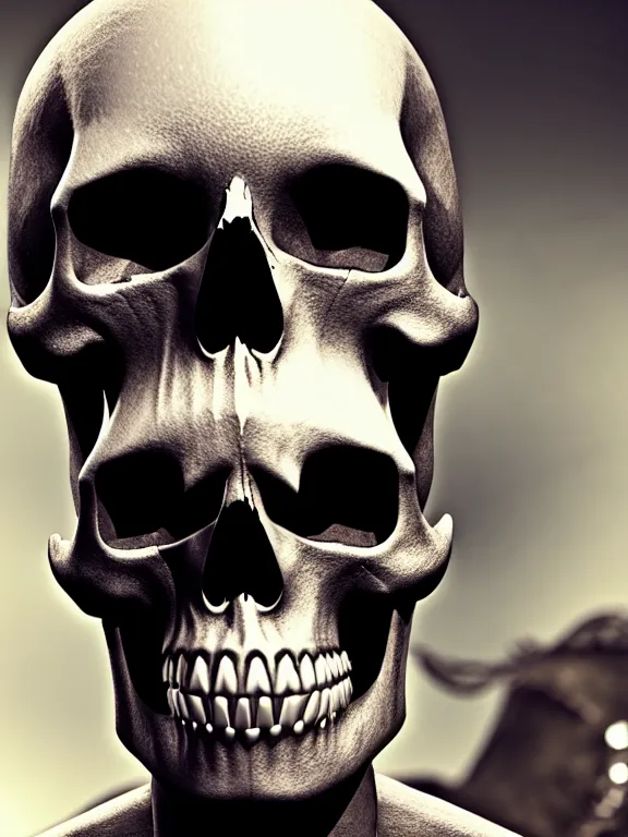 Prompt: skull punk, 4 k, ultra detail, ultra realistic
