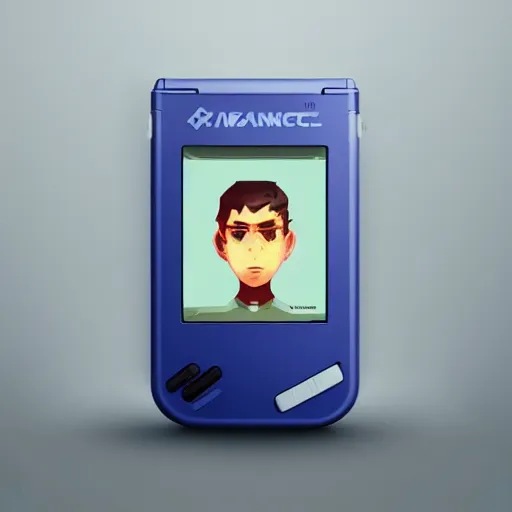 Image similar to face icon stylized minimalist game boy advance, loftis, cory behance hd by jesper ejsing, by rhads, makoto shinkai and lois van baarle, ilya kuvshinov, rossdraws global illumination