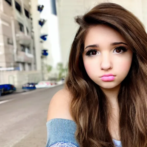 Prompt: pokimane posing for a cute selfie pouting her lips, realistic, 8k resolution, hyperdetailed, highly detailed, real life, studio lighting, high quality, photo
