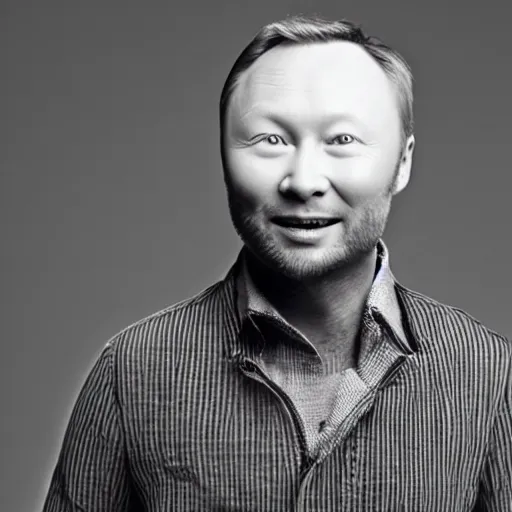 Image similar to Limmy as a fashion model