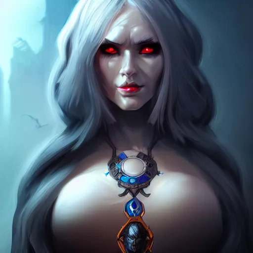 Prompt: dark sorceress full view, wide angle, highly detailed, wlop style, artstation, symmetrical face, concept art, soft light, sharp focus, illustration, character design