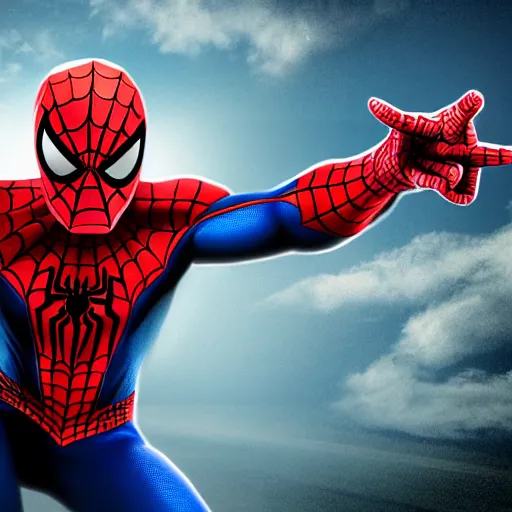 Image similar to Spiderman created by Tesla company