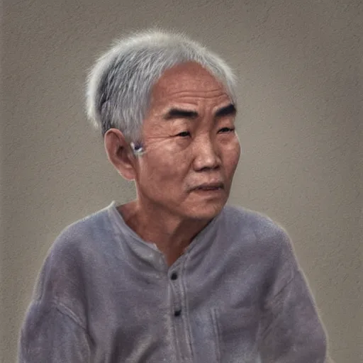 Prompt: asian man as old as time, extreme detail, photorealistic