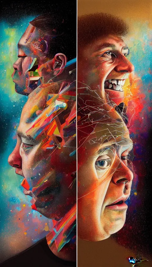 Image similar to the two complementary forces that make up all aspects and phenomena of life, by Sam Spratt