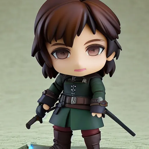 Image similar to Best photograph of Jamie Fraser nendoroid figure photo 50 mm studio lighting