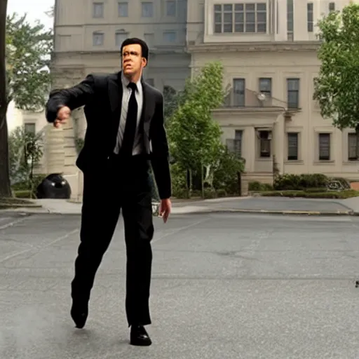 Image similar to Live Action Still of Jerma985 in Men in Black, real life, hyperrealistic, ultra realistic, realistic, highly detailed, epic, HD quality, 8k resolution, body and headshot, film still