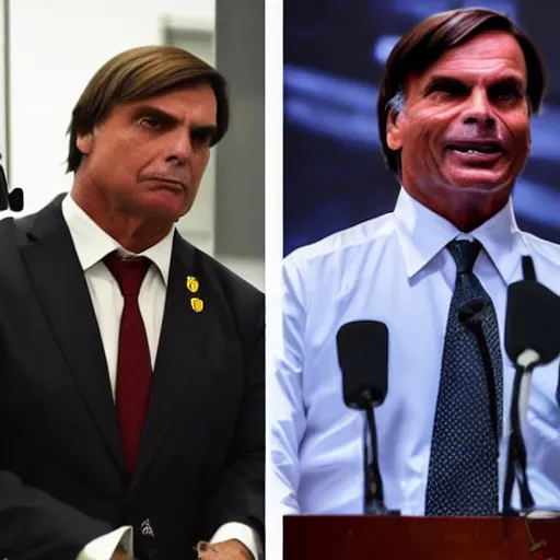 Image similar to Bolsonaro+DarthVader