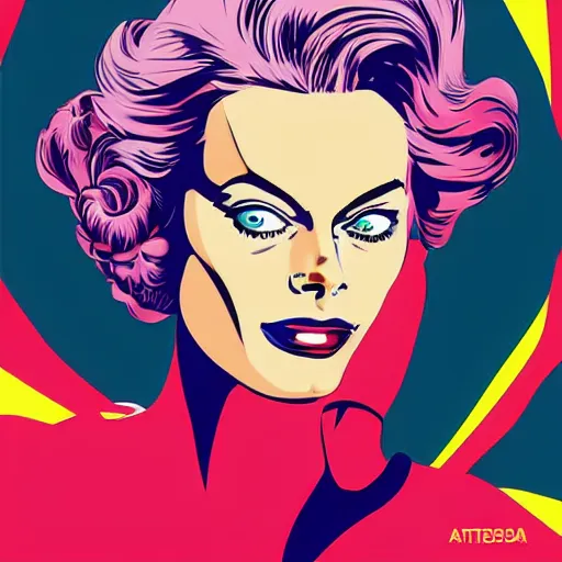 Image similar to vector art oil on canvas margot robbie by artgem by brian bolland by alex ross by artgem by brian bolland by alex rossby artgem by brian bolland by alex ross by artgem by brian bolland by alex ross