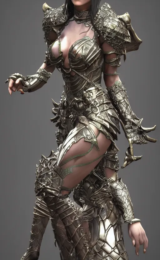 Image similar to Gothic elf princess in dragon armor, bronze statue, unreal engine, high detailed