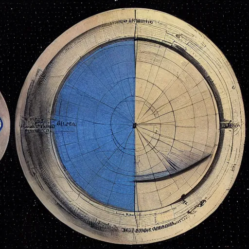 Image similar to blueprint of the planet venus with ancient civilization