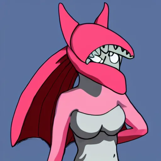 Image similar to ( ( ( anthropomorphic pink armadillo with wings ) ) ), anime character