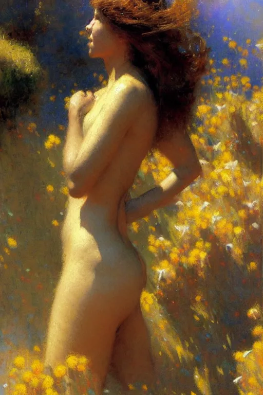 Image similar to Dream, painting by Gaston Bussiere, Craig Mullins