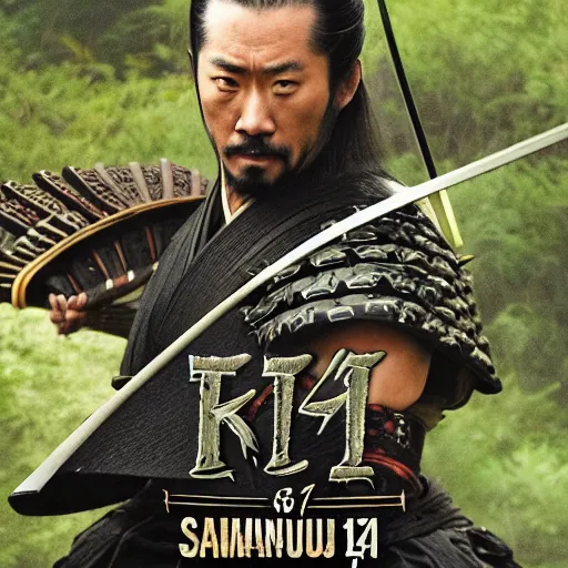 Prompt: samurai 4 7 ronin, in a jungle jeszika le vye heraldo ortega 8 k