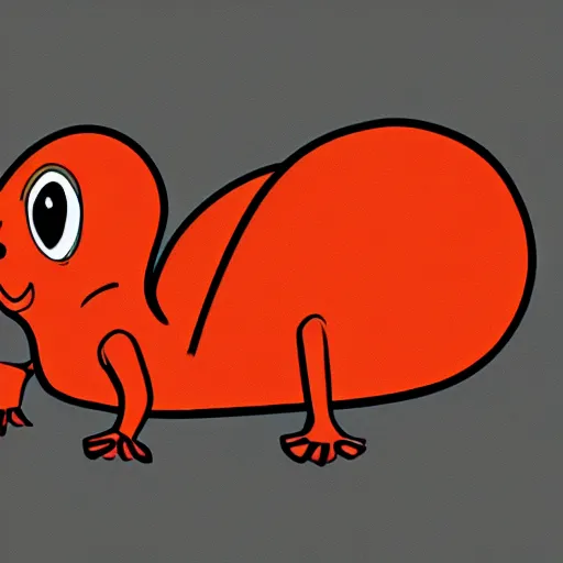 Image similar to anthropomorphic cartoon style caterpillar, drawn by genndy tartakovsky