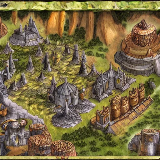 Prompt: ultima online concept art