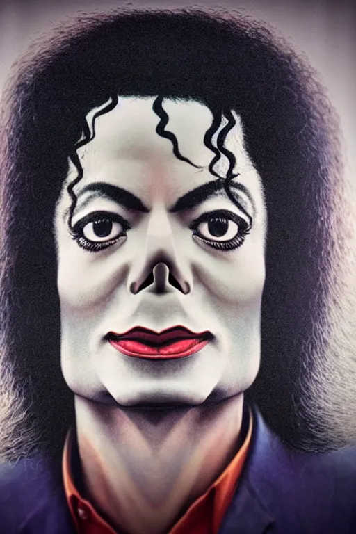 Image similar to michael jackson without nose, hdr, masterpiece, photorealistic, cinematic, intricate detail, smooth, 4 k, aesthetic, dynamic lighting, baroque object, sharp focus, hyper detailed, featured face details, arstation trending, ultra realistic, winning pullitzer award photo by : canon eos 5 d mark iv, by karah mew and adnan abidi and jodie bateman