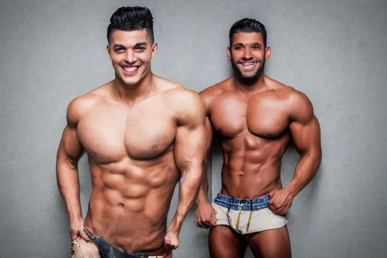 Image similar to ricardo milos posing with charming smile, photoshoot contest winner