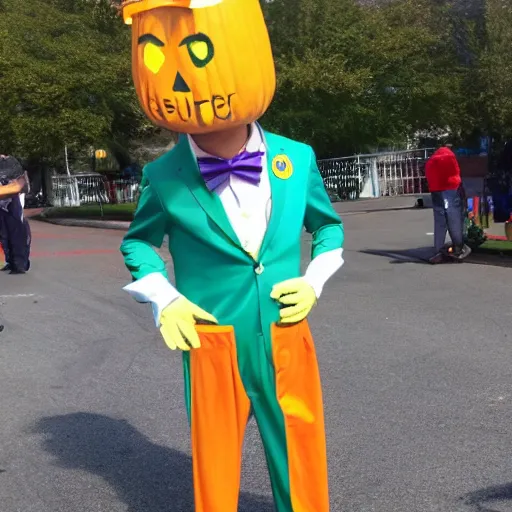 Prompt: sexy mr. peanut halloween costume