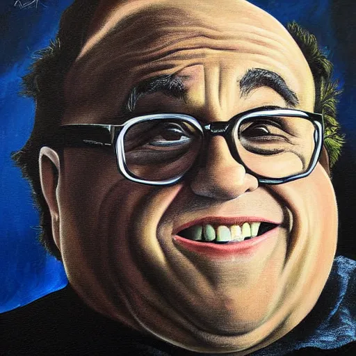 Image similar to Danny Devito painting by Stormy-McPikerton