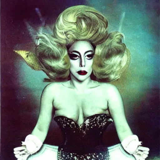 Image similar to lady gaga by salvador dali