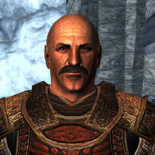 Image similar to Alexander Lukashenko in Elder Scrolls III: Morrowind, 2002 Morrowind graphics