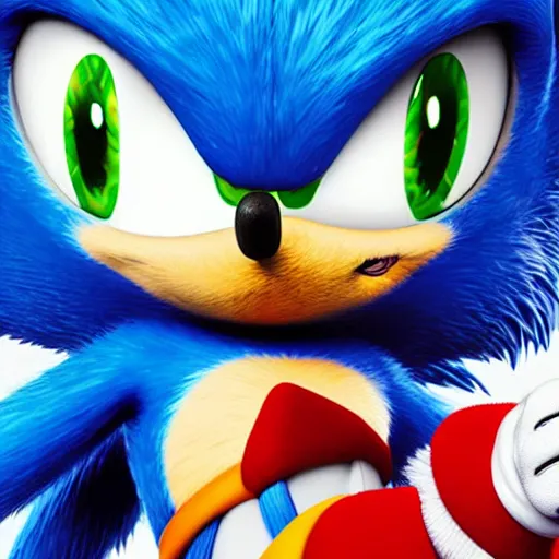 Prompt: sonic the hedgehog, digital painting, expressionistic, intricate detail, meticulous brush strokes, genius composition, masterpiece, work of art, 4 k wallpaper