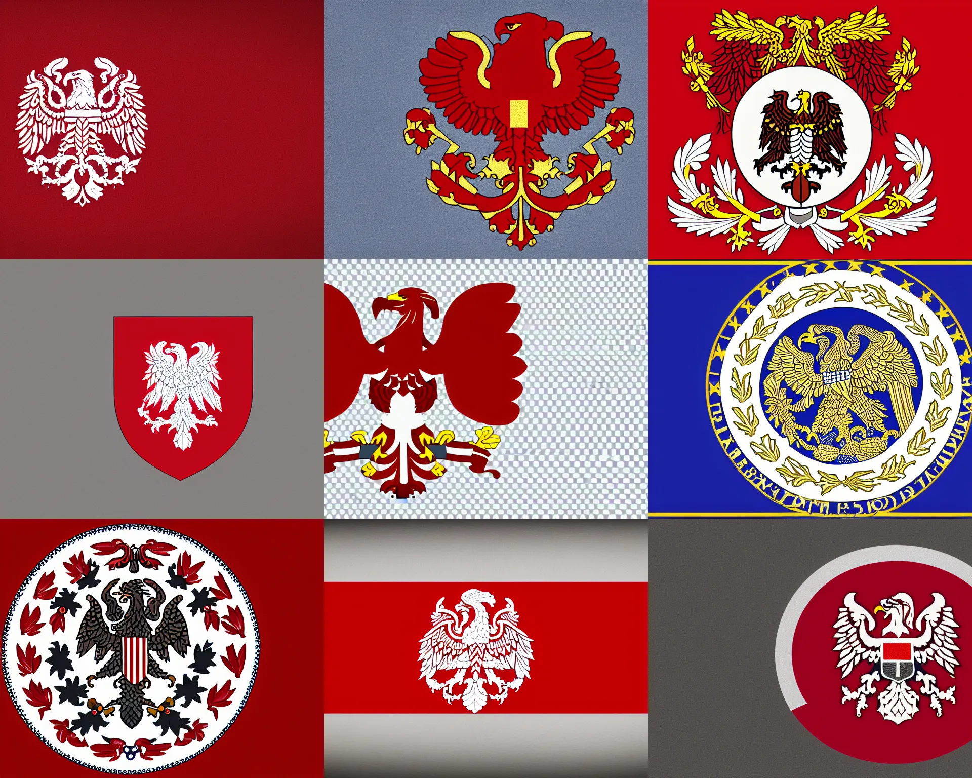 Prompt: flag of united states of Poland, digital