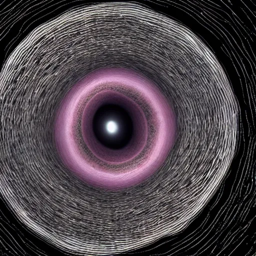 Image similar to what's inside a black hole