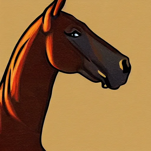 Image similar to digital art, bojack horseman riding a horse, art station