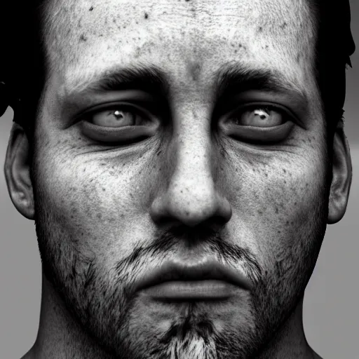 Prompt: film still photo portrait mugshot of a wasted guy in jojo who is wasted and blasted, realistic, hyperrealistic, 8 k resolution, hd quality, very detailed, highly detailed, intricate details, real life, real world, trending on artstation, digital art, really realistic, very realistic, headshot, head in frame, photograph, portrait, mugshot