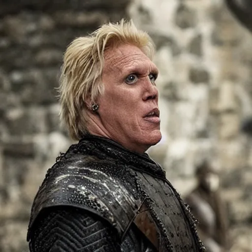 Image similar to gary busey as a villain in game of thrones