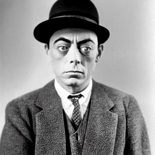 Prompt: buster keaton