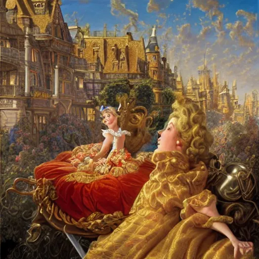 Image similar to giving advice for stock market, Realistic, Regal, Refined, Detailed Digital Art, Michael Cheval, Walt Disney (1937), François Boucher, Oil Painting, Steampunk, Highly Detailed, Cinematic Lighting, Unreal Engine, 8k