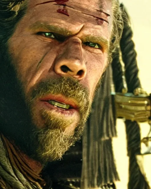 Image similar to film still close up shot of ron perlman in the movie a fistful of dollars. photographic, photography