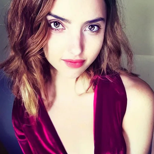 Image similar to ana de armas as scarlett witch