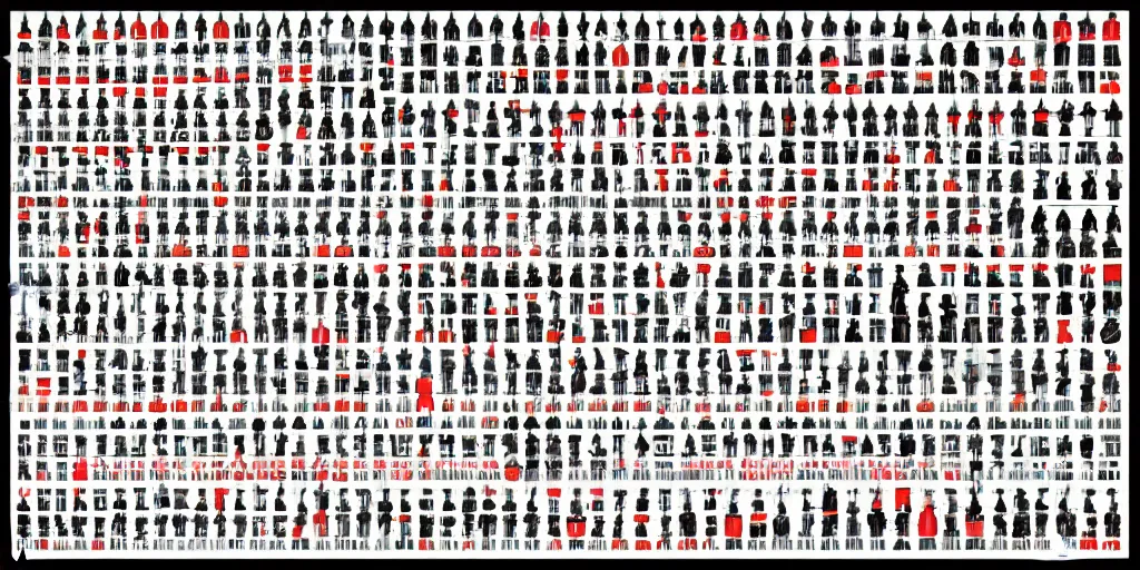 Prompt: british and soviet elections by isotype, organized into 1 chart with 2 0 icons showing the comparison across governing bodies