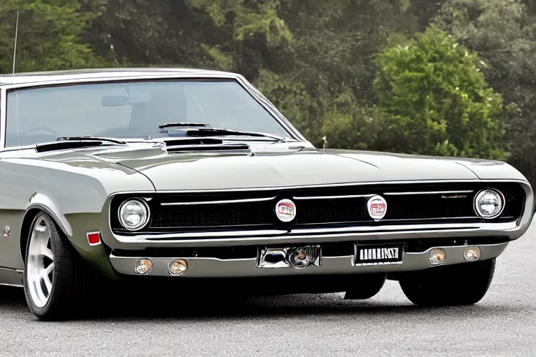 Image similar to Fiat muscle car