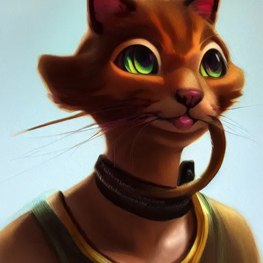 Image similar to Portrait of a Cat as Super Mario, nintendo, highly detailed, digital painting, artstation, concept art, smooth, sharp focus, illustration, art by artgerm and greg rutkowski and alphonse mucha