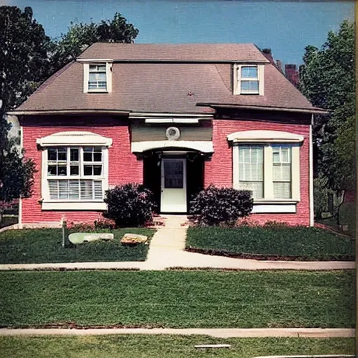 Image similar to a house that looks like my old house, nostalgic, early 2 0 0 0 s, vhs