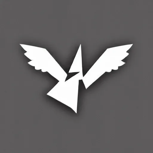 Image similar to Raven, logo, trending on dribbble.com mascot