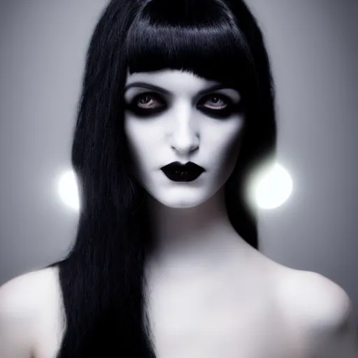 Image similar to pale goth beauty, cinematic lighting, ultra definition, award winning photo