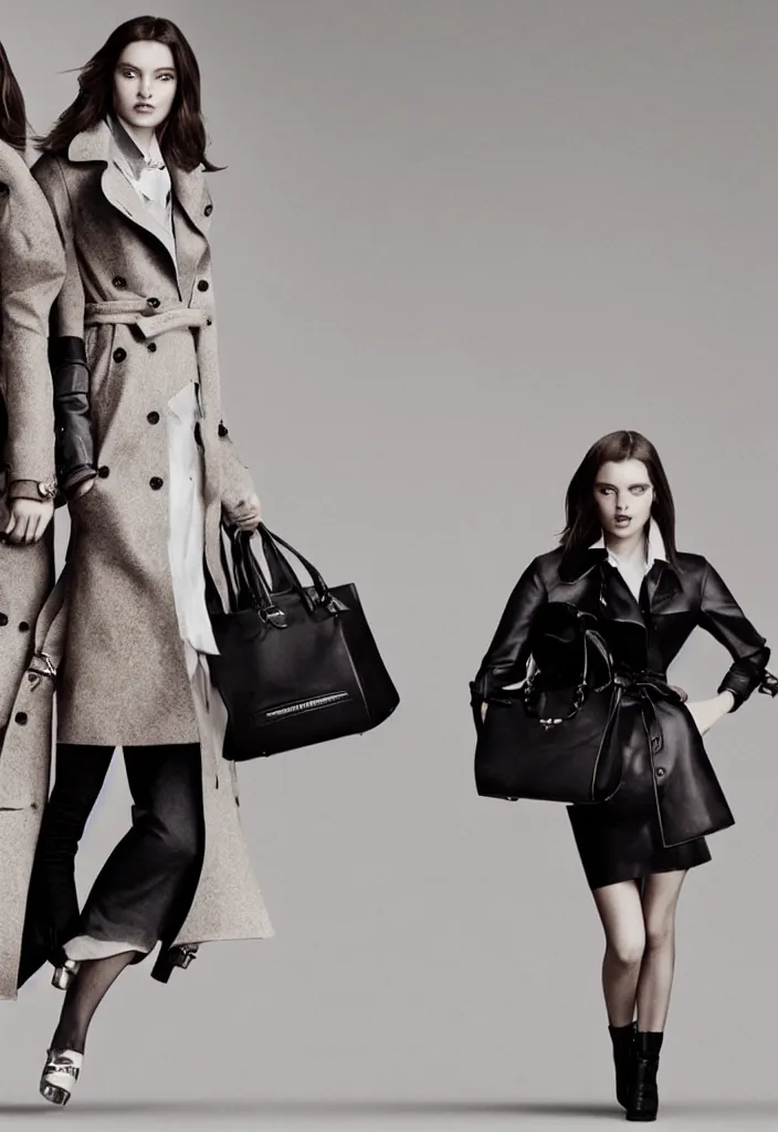 Image similar to Burberry advertising campaign