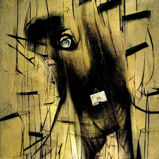Image similar to Running from the law, by Dave McKean