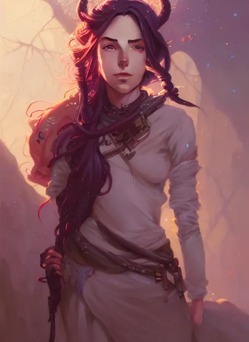 Image similar to Highly detailed portrait of Jinx, Stephen Bliss, unreal engine, fantasy art by Greg Rutkowski, Loish, Rhads, ferdinand knab, Makoto Shinkai and Lois van baarle, ilya kuvshinov, rossdraws, Tom Bagshaw, alphonse mucha, global illumination, radiant light, detailed and intricate environment