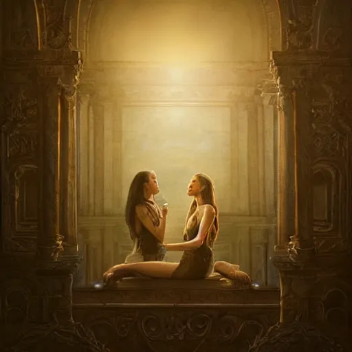 Image similar to dream theater, the count of tuscany portrait, mysterious atmospheric lighting, painted, intricate, volumetric lighting, beautiful, rich deep colours masterpiece, golden hour, golden ratio, sharp focus, ultra detailed, by leesha hannigan, ross tran, thierry doizon, kai carpenter, ignacio fernandez rios